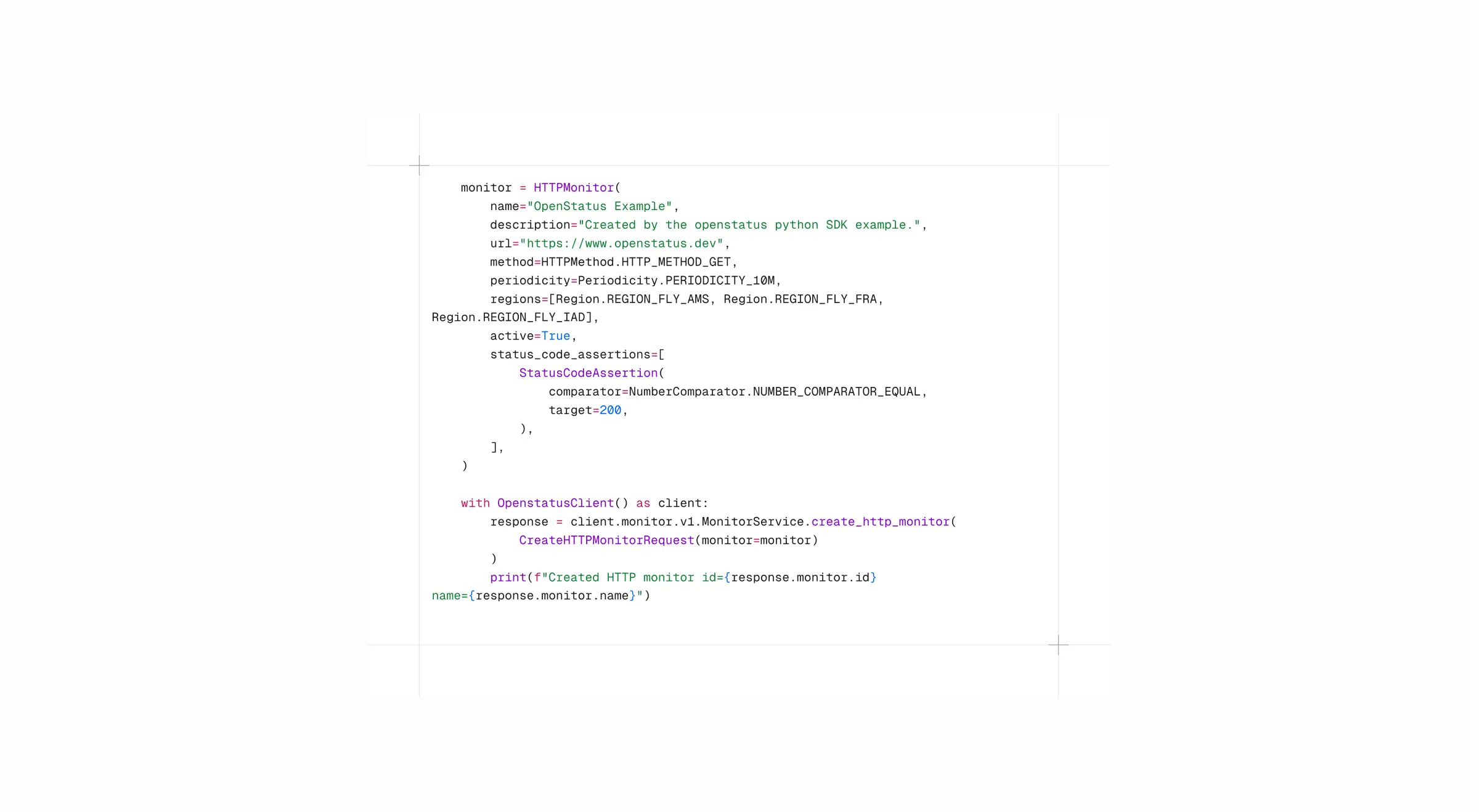 openstatus Python SDK