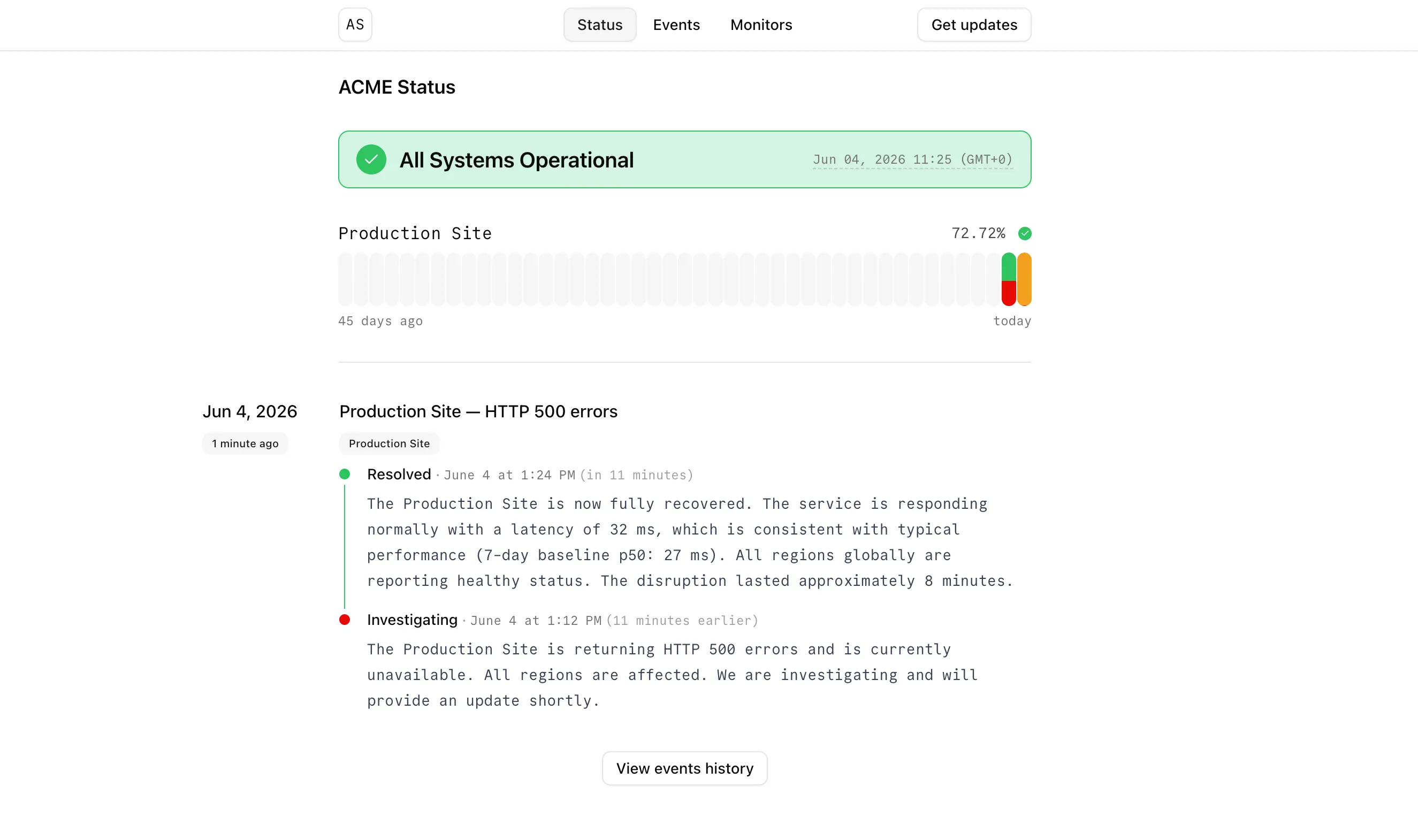 A complete status report the agent drafted automatically